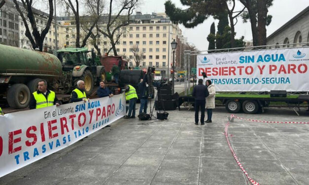 Apoyo total del sector de la fruta de hueso a la concentración en Madrid en defensa del trasvase Tajo-Segura